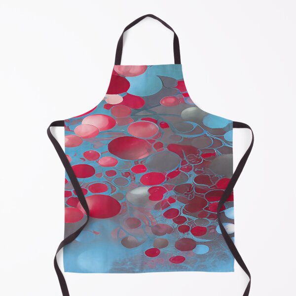 Item preview, Red and Blue Circular Bubbles Floating  designed and sold by deniselynnimage.