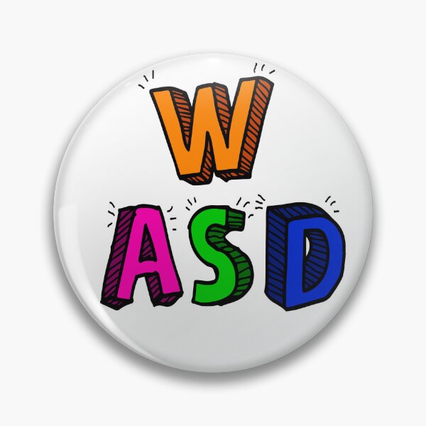 Item preview, WASD gamer design designed and sold by mikegues.