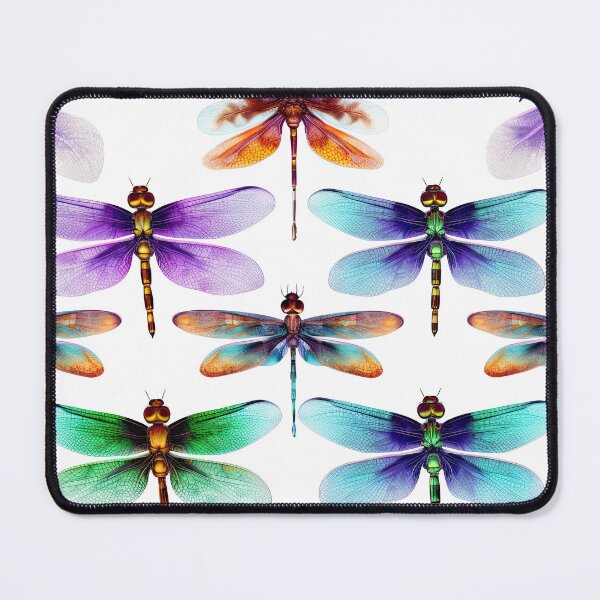 Item preview, Colorful Dragonfly Insect Summer Nature Background Pattern designed and sold by KL14.
