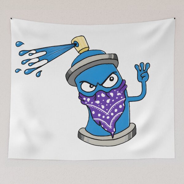 Item preview, Graffiti Funny Cartoon Spray Can Character designed and sold by Philip Branecki.