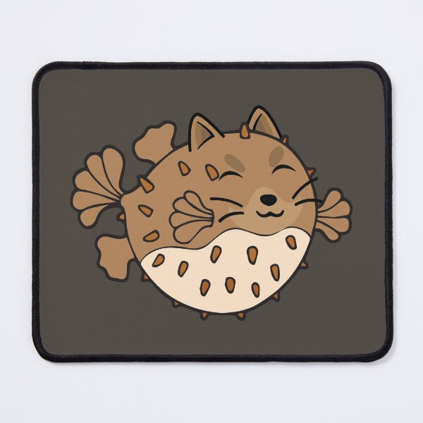 Item preview, Puffer blow fish cat  designed and sold by Donutlovers.