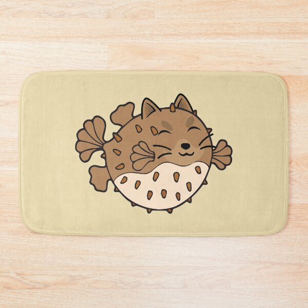 Item preview, Puffer blow fish cat  designed and sold by Donutlovers.
