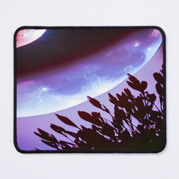 Item preview, Moon Earth and Growing Plants in Red and Purple  designed and sold by deniselynnimage.