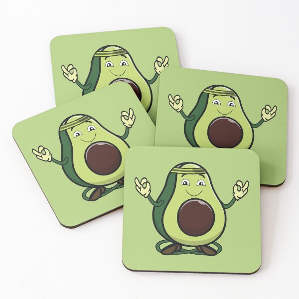 Item preview, Avocado yoga fitness exercise  designed and sold by Donutlovers.