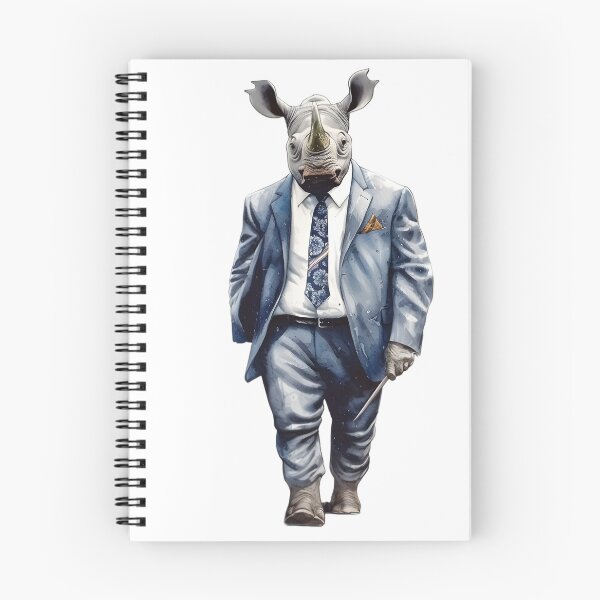 Item preview, Rhinoceros in Suit designed and sold by PixlMasterpiece.