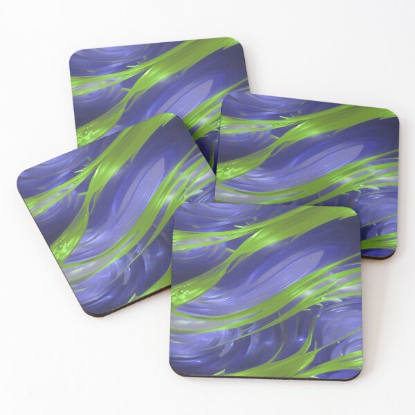 Item preview, Swirls of Blue and Green Abstract designed and sold by deniselynnimage.