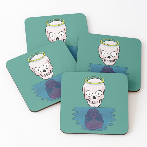 Item preview, Angel Evil skull water reflection  designed and sold by Donutlovers.