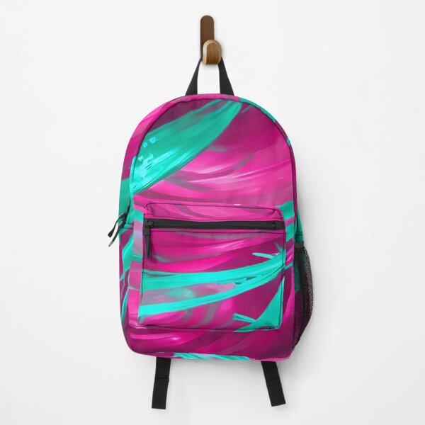 Item preview, Swirls of Hot Pink and Sea Green Abstract designed and sold by deniselynnimage.