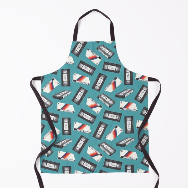 Item preview, retro vhs tapes - teal designed and sold by littlearrow.