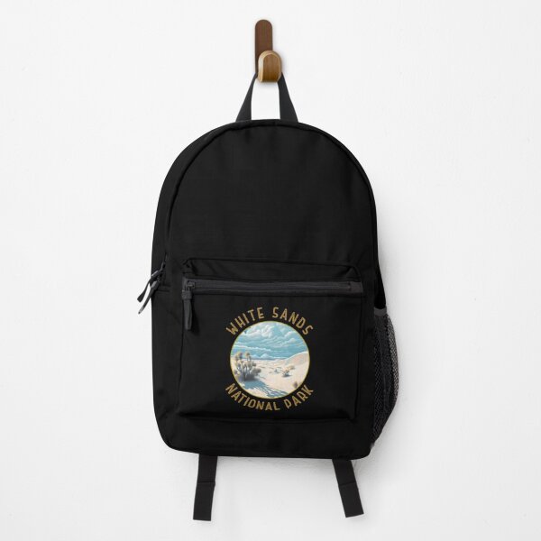 Item preview, White Sands National Park Illustration Distressed Circle designed and sold by KrisSidDesigns.