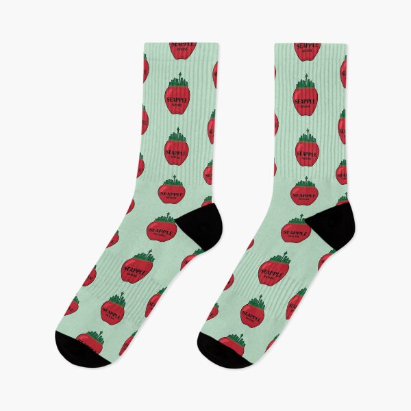 Item preview, Horizonte de la ciudad de Seattle en fruta de manzana designed and sold by Donutlovers.