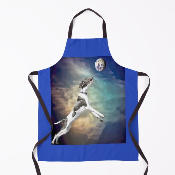 Item preview, Photoshop Fantasy Art: Hunting dog jumps high in the sky in an attempts to retrieve a planet designed and sold by mturns57.