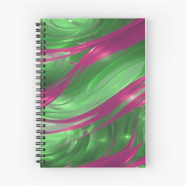 Item preview, Swirls of Pink and Green Abstract Christmas Green designed and sold by deniselynnimage.