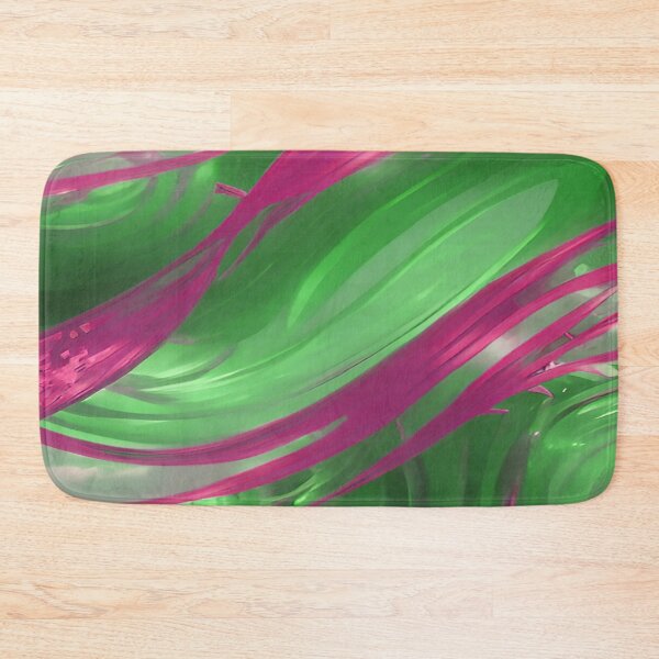 Item preview, Swirls of Pink and Green Abstract Christmas Green designed and sold by deniselynnimage.
