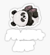 Pegatina Regalo Panda Life para los amantes de pandas