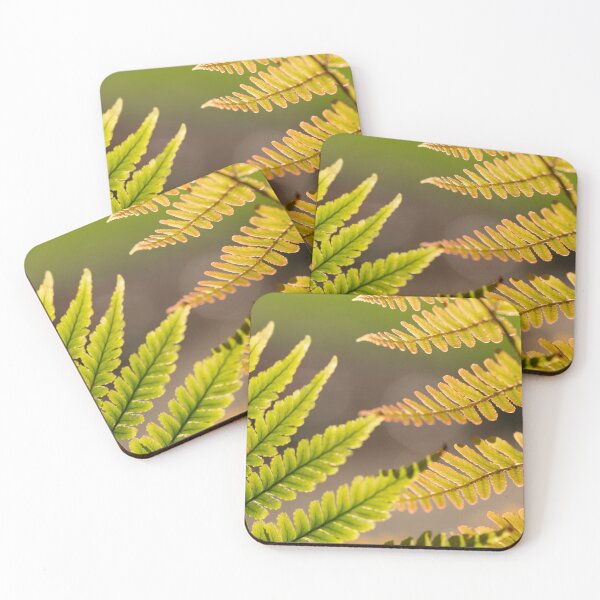 Item preview, Autumn Fern Fronds Being Lit by the Setting Sun designed and sold by vryandesigns.