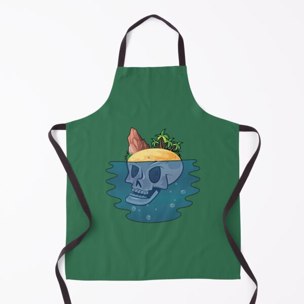 Item preview, Beach island skull under water  designed and sold by Donutlovers.