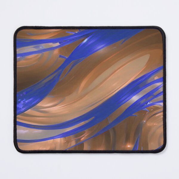 Item preview, Swirls of Orange and Blue Abstract designed and sold by deniselynnimage.