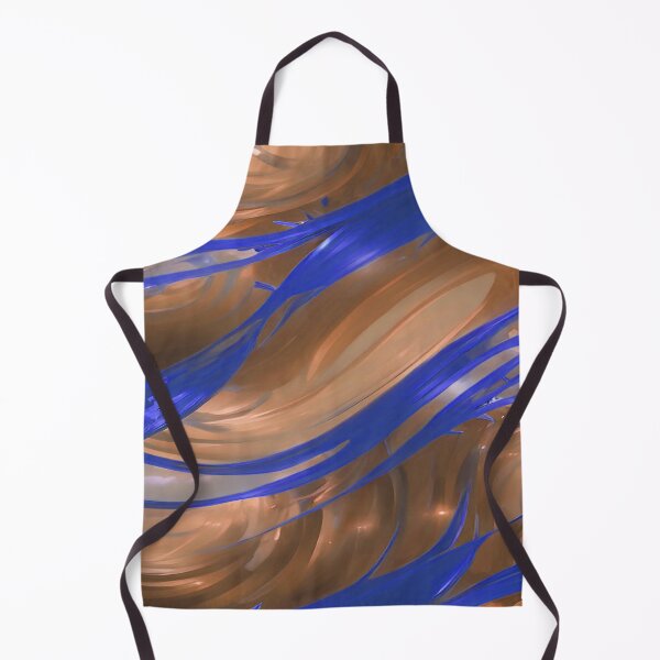 Item preview, Swirls of Orange and Blue Abstract designed and sold by deniselynnimage.