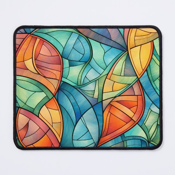 Artikelvorschau, Stained Glass Abstract Pattern entworfen und verkauft von MTJ-Mushrooms.