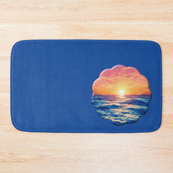 Item preview, Pixelated Ocean Sunset designed and sold by BloomingPixel.