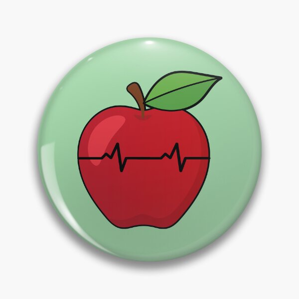 Item preview, Apple fruit heartbeat line rate  designed and sold by Donutlovers.