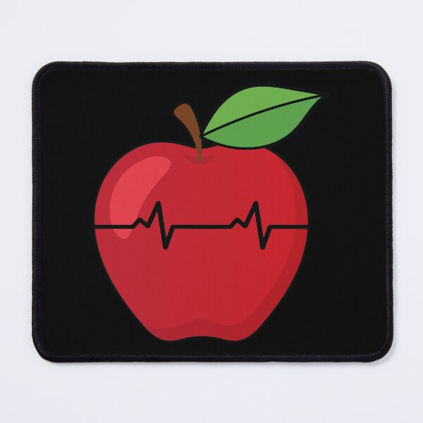 Item preview, Apple fruit heartbeat line rate designed and sold by Donutlovers.