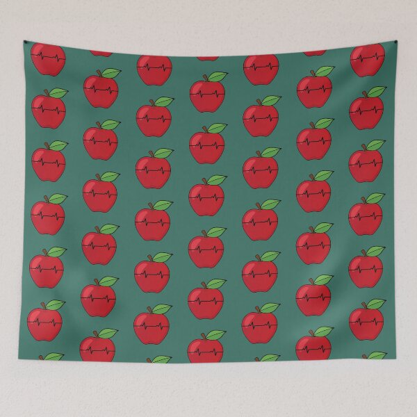 Item preview, Apple fruit heartbeat line rate  designed and sold by Donutlovers.