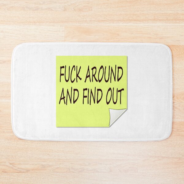 Item preview, Fuck Around And Find Out Essential Classic Post It Sticker designed and sold by SW33TSP0T.