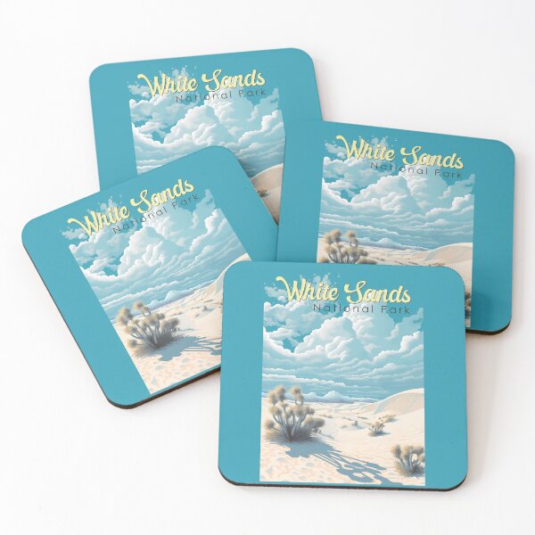 Item preview, White Sands National Park Travel Art Vintage designed and sold by KrisSidDesigns.