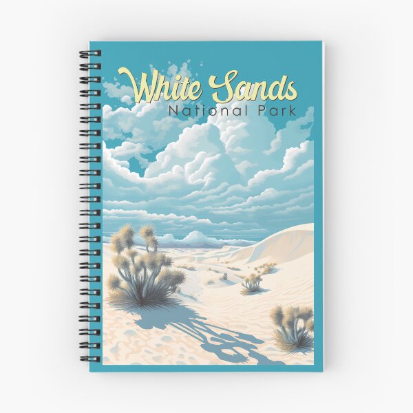 Item preview, White Sands National Park Travel Art Vintage designed and sold by KrisSidDesigns.