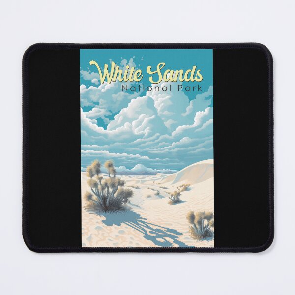 Item preview, White Sands National Park Travel Art Vintage designed and sold by KrisSidDesigns.