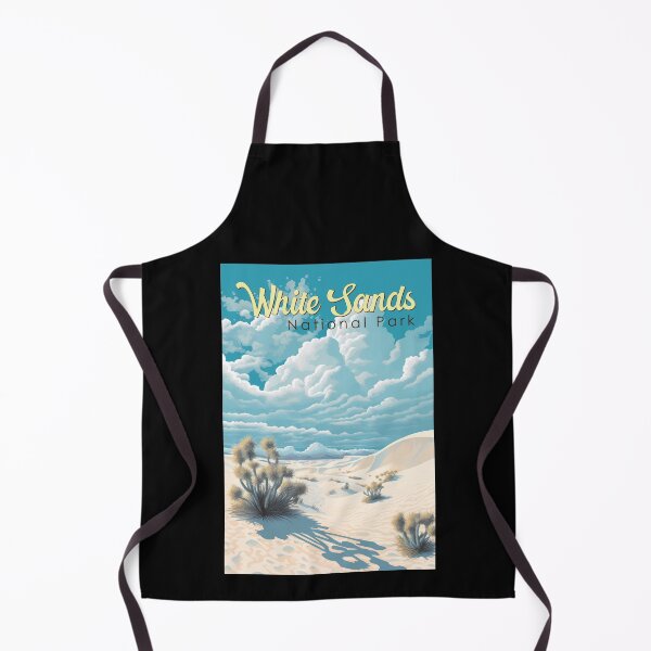 Item preview, White Sands National Park Travel Art Vintage designed and sold by KrisSidDesigns.