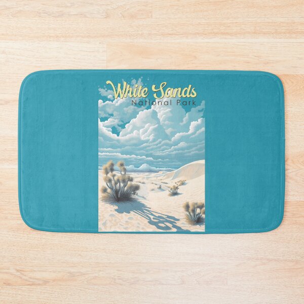 Item preview, White Sands National Park Travel Art Vintage designed and sold by KrisSidDesigns.