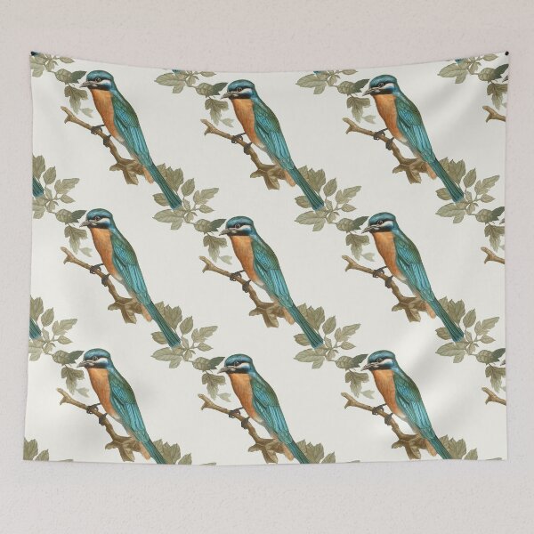 Item preview, Motmot Blue Bird Pattern designed and sold by Sturdust.
