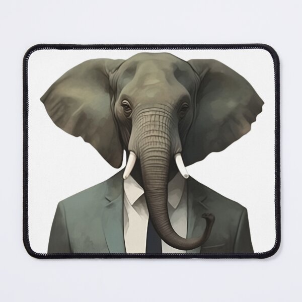 Item preview, Elephant in Suit designed and sold by PixlMasterpiece.