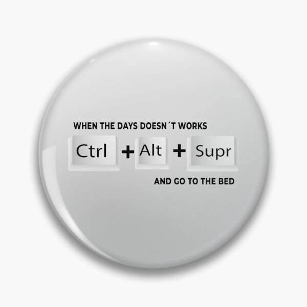 Item preview, Ctrl + Alt + Delete - Black Letters designed and sold by DesingMindset.