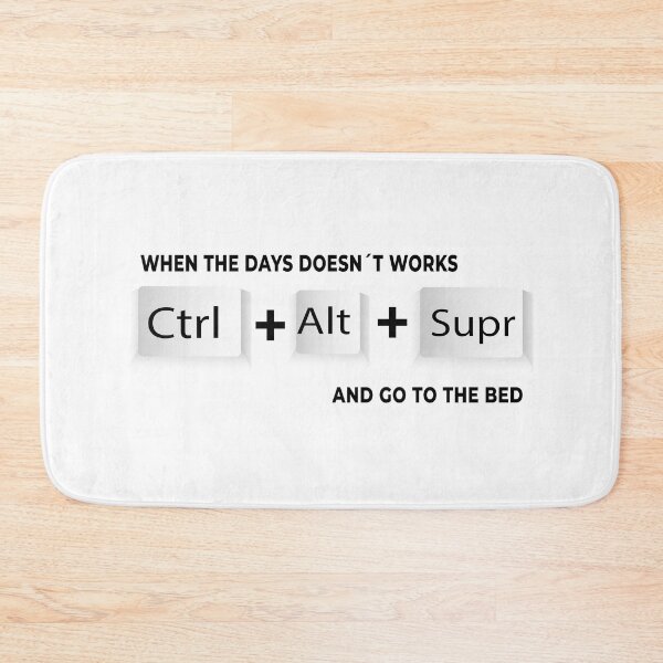 Item preview, Ctrl + Alt + Delete - Black Letters designed and sold by DesingMindset.