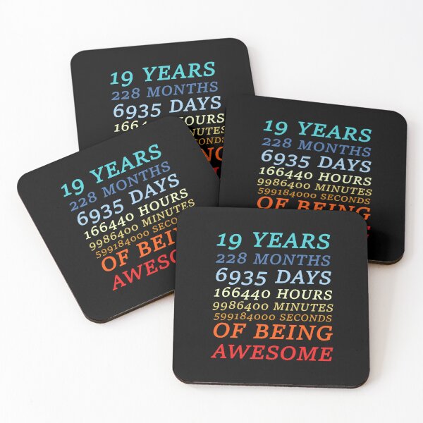 Item preview, 19th birthday | saying designed and sold by Samotivation.
