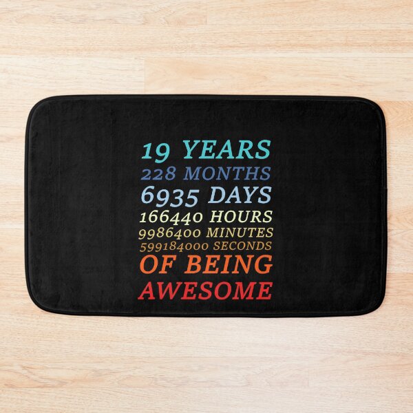 Item preview, 19th birthday | saying designed and sold by Samotivation.
