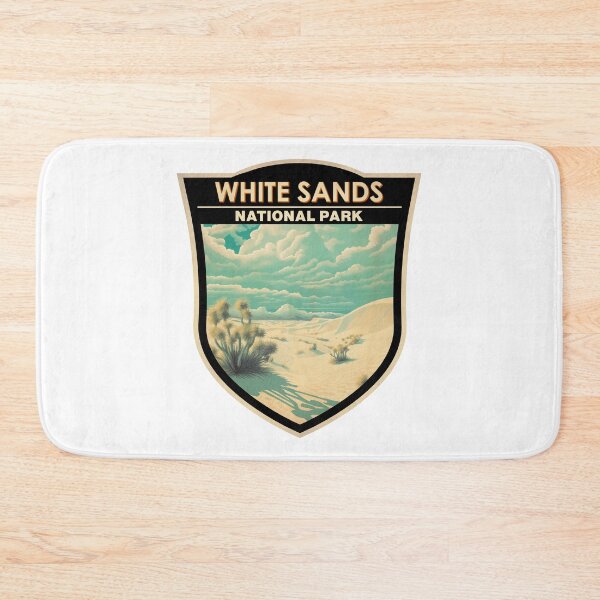 Item preview, White Sands National Park Travel Art Badge designed and sold by KrisSidDesigns.