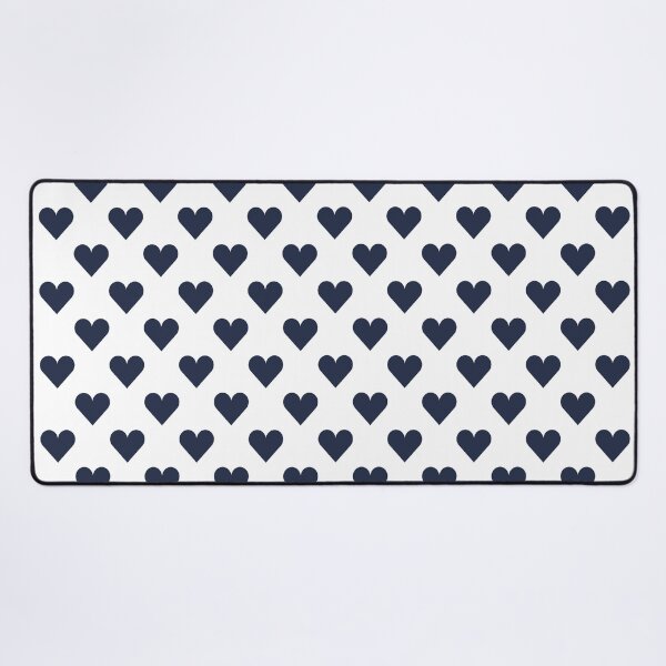 Item preview, Small NAVY BLUE & WHITE LOVE HEARTS designed and sold by RachelMacht.
