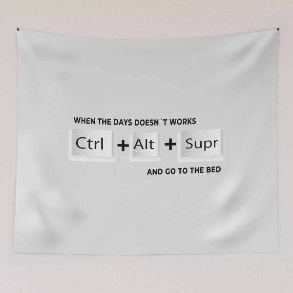 Item preview, Ctrl + Alt + Delete - Black Letters designed and sold by DesingMindset.