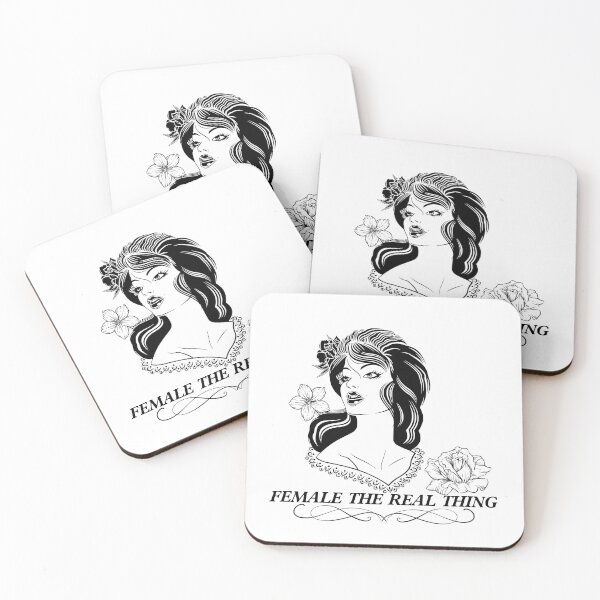 Item preview, Female The Real Thing Sticker designed and sold by Uryummypie.
