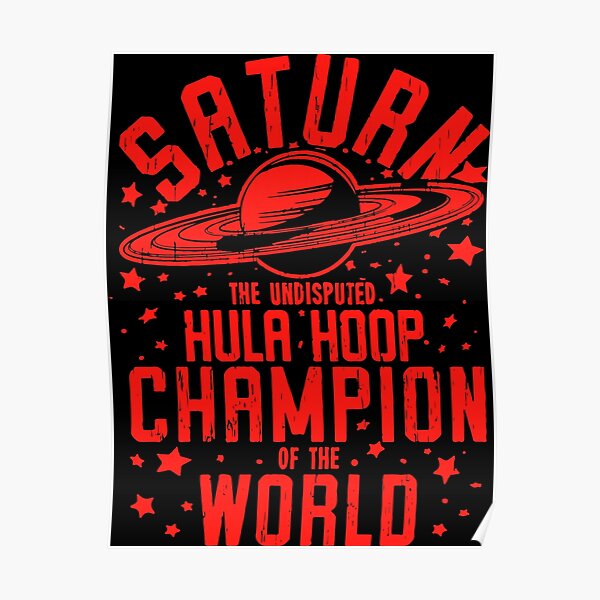  Funny Saturn Hula Hoop Gift Cool Solar System Champ