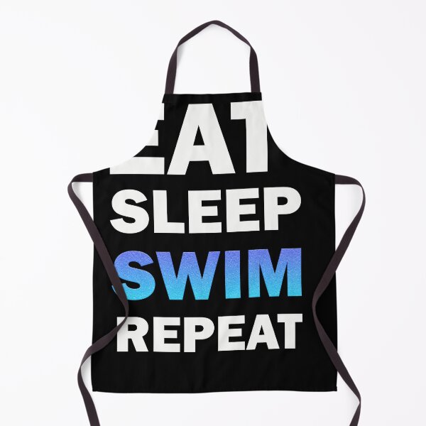 Item preview, eat sleep swim repeat designed and sold by Yaa2.