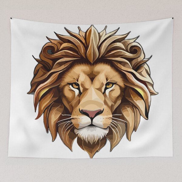 Item preview, Energetic Lion Head Design designed and sold by printyai.