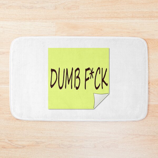 Item preview, Dumb F*ck Essential Classic Funny Post It Sticker designed and sold by SW33TSP0T.