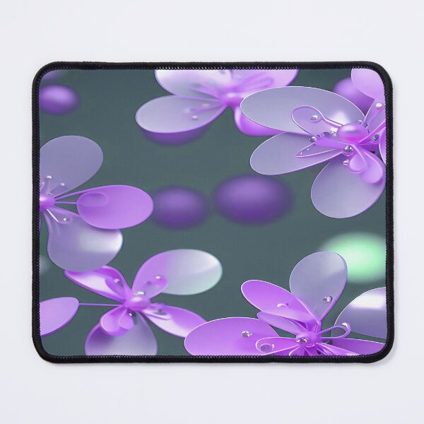 Item preview, Lavender Purple Flowers with Pearls designed and sold by deniselynnimage.