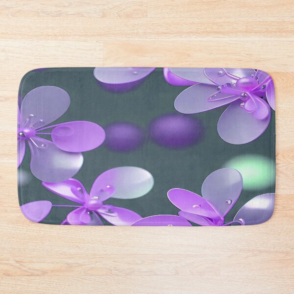 Item preview, Lavender Purple Flowers with Pearls designed and sold by deniselynnimage.
